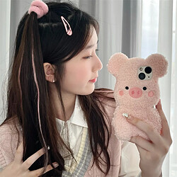 Avis GUPBOO Étui pour iPhone12Pro Coque de téléphone portable en peluche cochon fille mignonne et douce