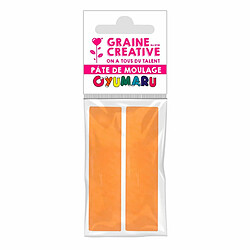 Graines Creatives 2 pâtes Oyumaru Orange