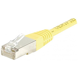 Abi Diffusion Cordon RJ45 catégorie 5e F/UTP jaune - 0,7 m