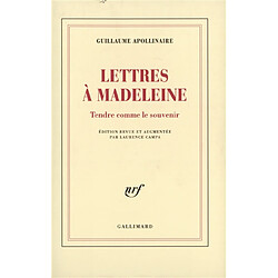 Lettres à Madeleine : tendre comme le souvenir - Occasion