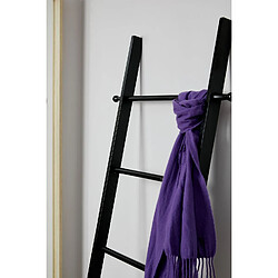 WENKO Echelle porte-serviette design bambou Suri - L. 43 x H. 170 cm - Noir