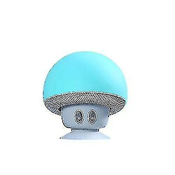 Universal YYH-2PCS Blue Cartoon Mushroom Hier sans fil Bluetooth Enceinte AZ1408