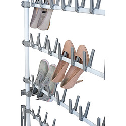 Avis WENKO Rangement à chaussures extensible Herkules - L. 94 x H. 165/300 cm - Blanc