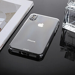 Wewoo Coque Transparent pour iPhone X PC Etui de protection arrière