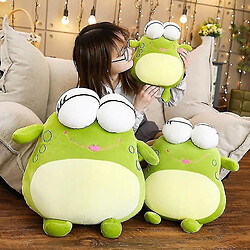 Universal 50 cm Simulation Frog Farged Toy, oreiller de couchage doux et mignon, PP Cotton Plux Baby Pillow (vert) pas cher