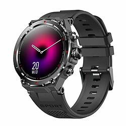 Hm09 Montre Intelligente Écran Hd 1.32 Pouces Bluetooth Appel Fréquence Cardiaque Surveillance De La Pression Artérielle Noir