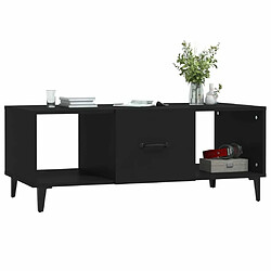 Acheter Maison Chic Table basse,Table Console Table d'appoint, Table pour salon Noir 102x50x40 cm Bois d'ingénierie -MN64971