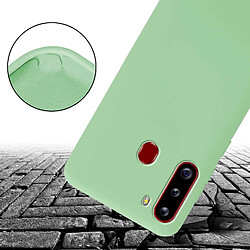 Cadorabo Etui Samsung Galaxy A21 Coque en Vert pas cher