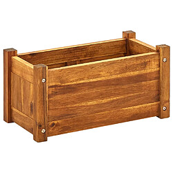 vidaXL Lit surélevé de jardin Bois d'acacia 50x25x25 cm