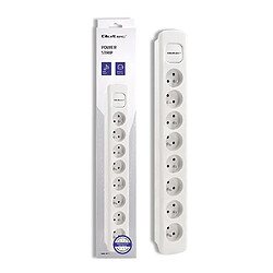 Power strip 8 sockets, 1.8m, White