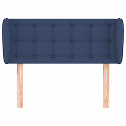 Avis Maison Chic Tête de lit scandinave avec oreilles,meuble de chambre Bleu 83x23x78/88 cm Tissu -MN16926