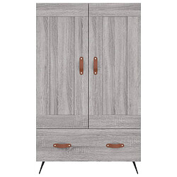 Acheter vidaXL Buffet haut sonoma gris 69,5x31x115 cm bois d'ingénierie