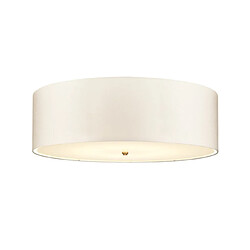 Elstead Lighting Plafonnier Fletcher Acier doux Laiton vieilli