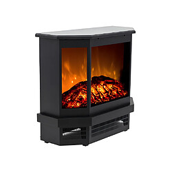 Acheter Vente-Unique Cheminée électrique poêle ETNA - L55.8 x P22.5 x H51.6 cm - Noire