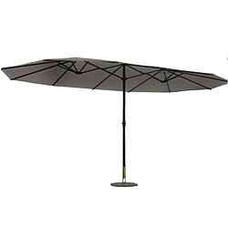 Acheter Concept Usine Parasol double 2,7 x 4,6m gris VENICE