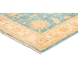 Avis Vidal Tapis de laine 197x150 turquoise Kaizar