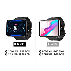 LEMFO LEMT 4G jeu montre intelligente 2,86 pouces grand écran Android 7.1 LTE 4G Sim caméra GPS WIFI fréquence cardiaque sport bra