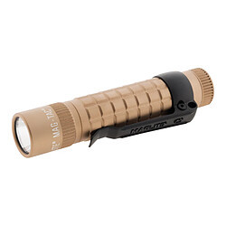 Lampe torche MAG-TAC LED SG2LRH6 - IPX4 - 2 piles CR123 3V - 310 lumens - 13cm - Beige - Maglite