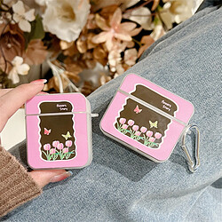 Avis GUPBOO Airpods Coque Housse Étui Protecteur Compatible pour AirPods1/2-Ins fille de fleur papillon de style coréen