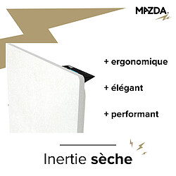 Chauffage inertie sèche - pierre naturelle - 1500W - blanc - Mazda