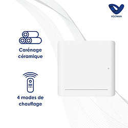 Avis Chauffage électrique chaleur douce Leia - 1000W - blanc - Voltman