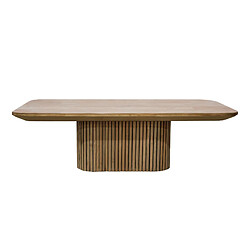 Avis Moloo PIANA-Table à manger Rectangulaire 8/10 p, L.230 cm, en Teck recyclé