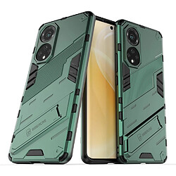 Coque en TPU anti-rayures avec béquille vert pour votre Huawei nova 9/Honor 50