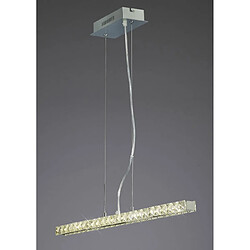 Luminaire Center Suspension Galaxy Linear 12W LED 4000K chrome poli/cristal