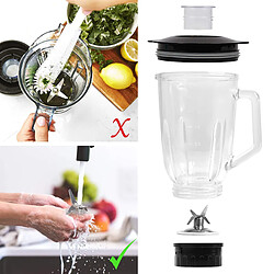 Acheter Duronic BL102 Blender/Mixeur Puissant de 1000W en Acier Inoxydable avec Carafe de 1,5 Litre - Idéal pour Smoothies, Milkshakes, Gaspachos, Compotes, Glace pilée, Fruits à coques