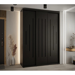 Abiks Meble Armoire Davos 12 À Portes Coulissantes 235,2/180/45 3 Portes