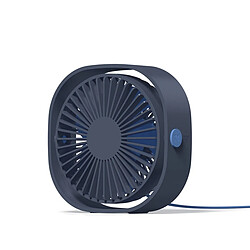 (Ventilateur de Bureau USB Portable Petit Refroidisseur d'air Rotatif Personnel à 360°, Mini Ventilateur de Table à Commande de Refroidissement) Ventilateur de Bureau USB