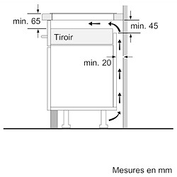 Avis Table de cuisson à induction 60cm 3 feux 4600w - puc611aa5e - BOSCH