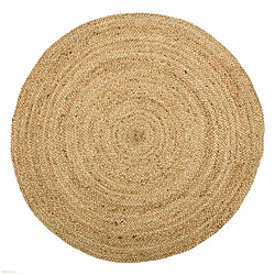 BigBuy Home Tapis 100 x 100 x 1 cm Naturel Jute