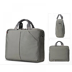 General Sacoche pour ordinateur portable Porte-documents Sac à bandoulière Hydrofuge Sacoche pour ordinateur portable Cartable Tablette Bussiness Sac à main de transport Housse pour ordinateur portable pour femme et homme(gris foncé)