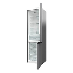 Gorenje NRK6202ES4 Réfrigérateur Deux Porte 331L 70W 38dB Métallique Automatique Gris