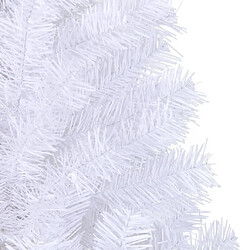 Avis vidaXL Sapin de Noël artificiel L 240 cm Blanc