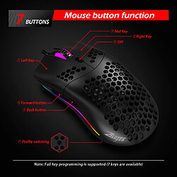 Acheter Universal Souris câblée USB Souris gaming RGB 16 000 ppp Souris gaming pour PC Portable | Mouse