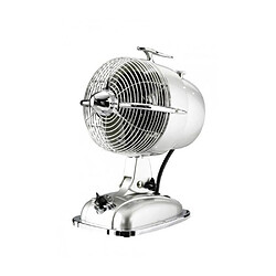 Avis Boutica-Design Ventilateur de table RetroJet Blanc Chromé - CASAFAN -