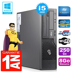 PC Fujitsu Esprimo E500 E85+ SFF Core I5-2400 RAM 8Go Disque 250 Go Wifi W7 - Occasion