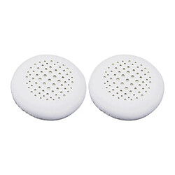 Wewoo Coussinets Mousse 2 PCS Pour Logitech UE3000 / UE3100 / UE3500 Housse de protection casque écouteurs en éponge souple blanc