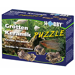 Hobby Puzzle Roche Grotte en Céramique pour Aquariophilie 1 kg