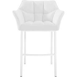 Avis Non Tabouret de bar Damaso avec structure 4 pieds blanc