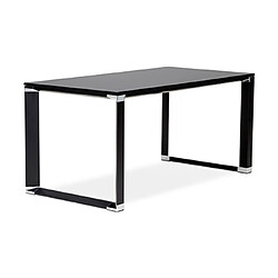 Acheter Mes Bureau design 160x80x74 cm noir - WARNY