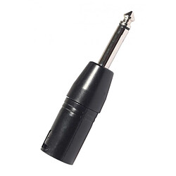 Avis 1PC XLR Mâle à 1/4 "TRS Mono Adaptateur XLR3F Pour XLR Mâle à équilibré