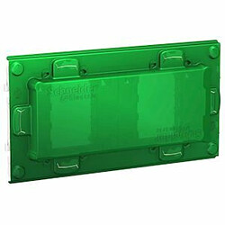 support de fixation - 4 modules - avec protection de chantier - plastique - schneider electric nu7004pc pas cher