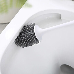 Avis Universal Brosse de toilette en silicone wc mural wc wc accessoires de salle de bain ensemble articles ménagers porte brosse de toilette