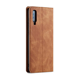 Avis Wewoo Housse Coque Pour Galaxy A70 Forwenw Dream Series Oil Edge Fort Magnetism Étui à rabat horizontal en cuir avec support et fentes cartes et portefeuille et cadre photo marron