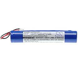 vhbw NiMH batterie compatible avec INFICON D-TEK Select 712-202-G1 télémètre laser outil de mesure (3000mAh, 3.6V, NiMH)