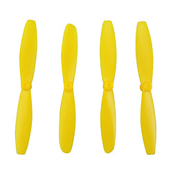 20pcs rc drone hélices de rechange pour perroquet minidrones mambo swing jaune pas cher