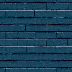 Noordwand Papier peint Good Vibes Brick Wall Bleu